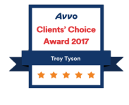 Greenwood Indianapolis Tyson Law Firm Avvo Clients Choice Award